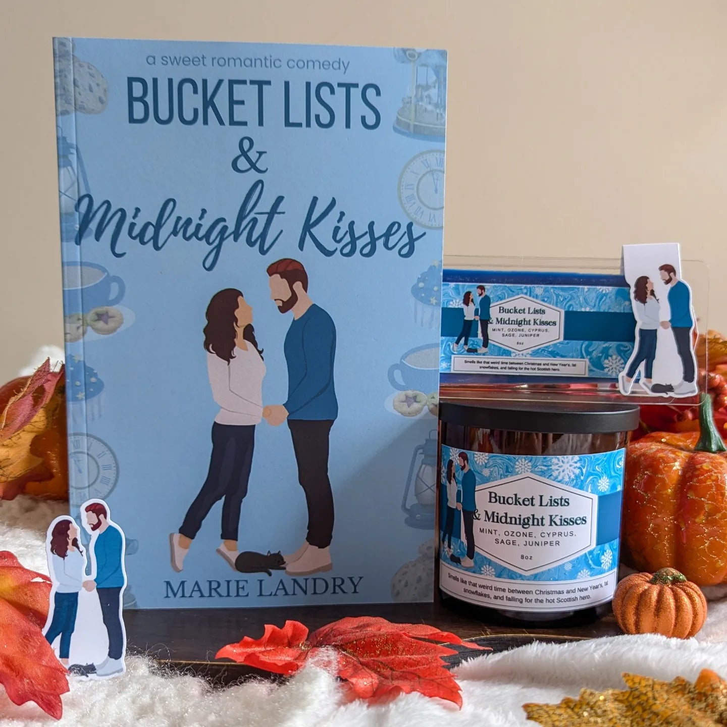 Bucket Lists and Midnight Kisses Character Art Sticker