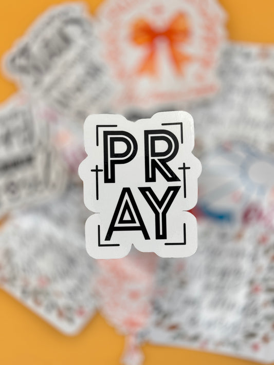 PRAY Sticker